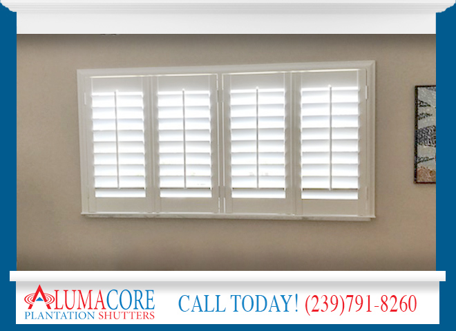 Faux Wood Shutters in and near Naples Florida
