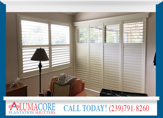 Sliding Glass Door Shutters in and near Naples Florida