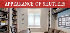 Appearance of Shutters