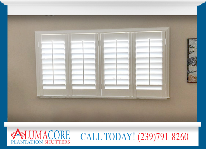 Faux Wood Shutters in and near Bonita Springs Florida